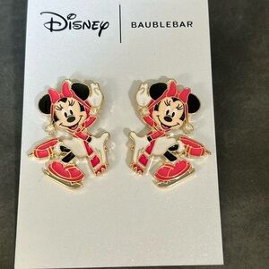 Disney BaubleBar Minnie Mouse Earrings NWT